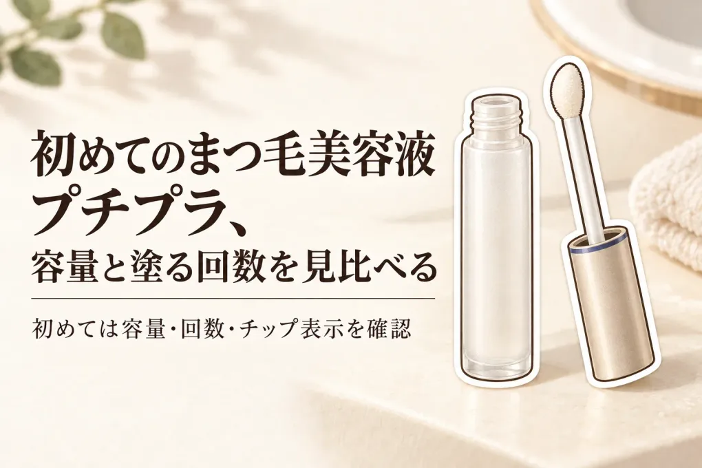 【人気ランキング】まつ毛美容液プチプラ比較｜1,000円未満と2,000円前後で容量・使用頻度・アプリケーターを選ぶ
